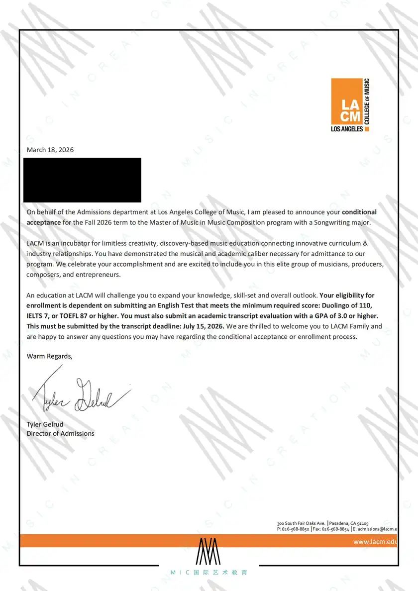 李 - 洛杉矶音乐学院